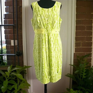 Spring 12 Watercolor Tribal Geometric Events Soft Stretch Midi Dress